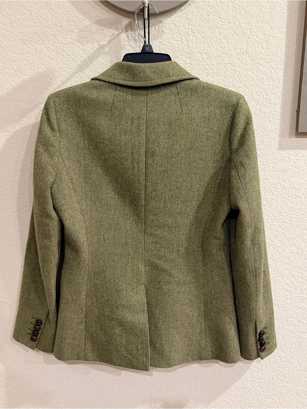 J. Crew Olive Hacking 100% wool Blazer